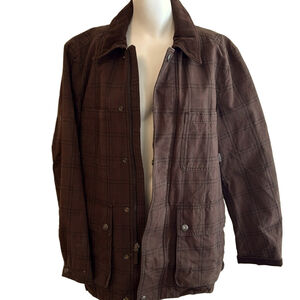 Coach Tatersall Plaid Utility Field Jacket Small
